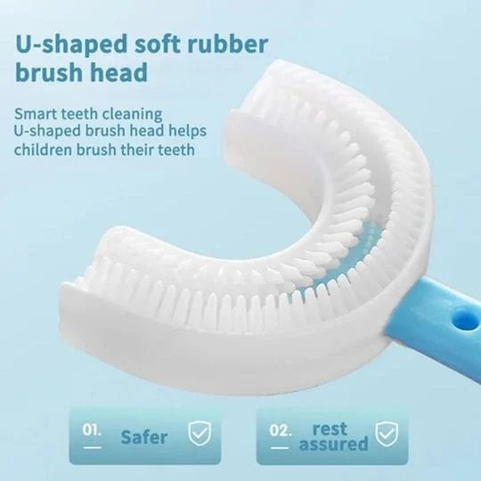 360° Kids U-Shaped Toothbrush (🎁FREE Toothbrush Today Only!)