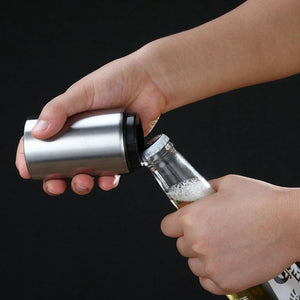Push-n-Pop Automatic Bottle Opener