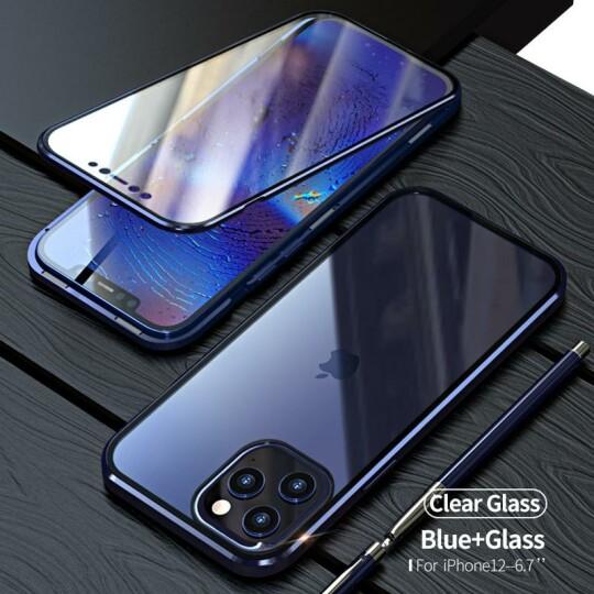 2020 UPGRADED TWO SIDED TEMPERED GLASS MAGNETIC ABSORPTION PHONE CASE FOR IPHONE 12！！