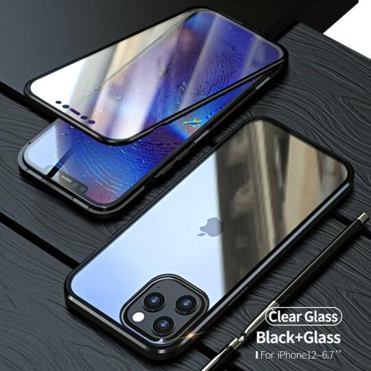 2020 UPGRADED TWO SIDED TEMPERED GLASS MAGNETIC ABSORPTION PHONE CASE FOR IPHONE 12！！